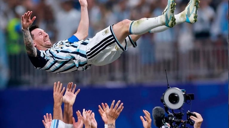 La foto de Messi que subió Antonella Roccuzzo.