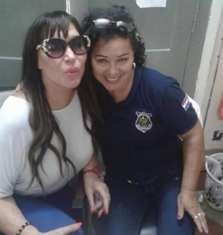 La foto de Moria Casán en la cárcel