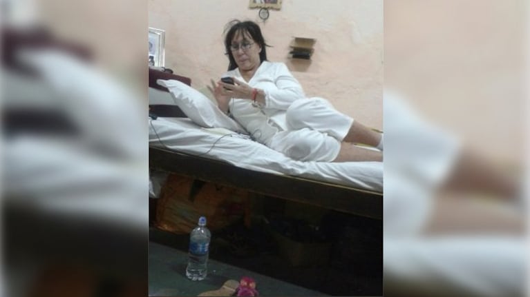La foto de Moria Casán en la prisión paraguaya. 