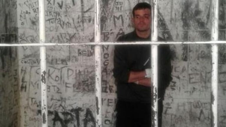La foto en prisión del autor de la masacre de Godoy Cruz.