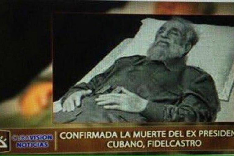 La foto falsa de Fidel Castro sin vida