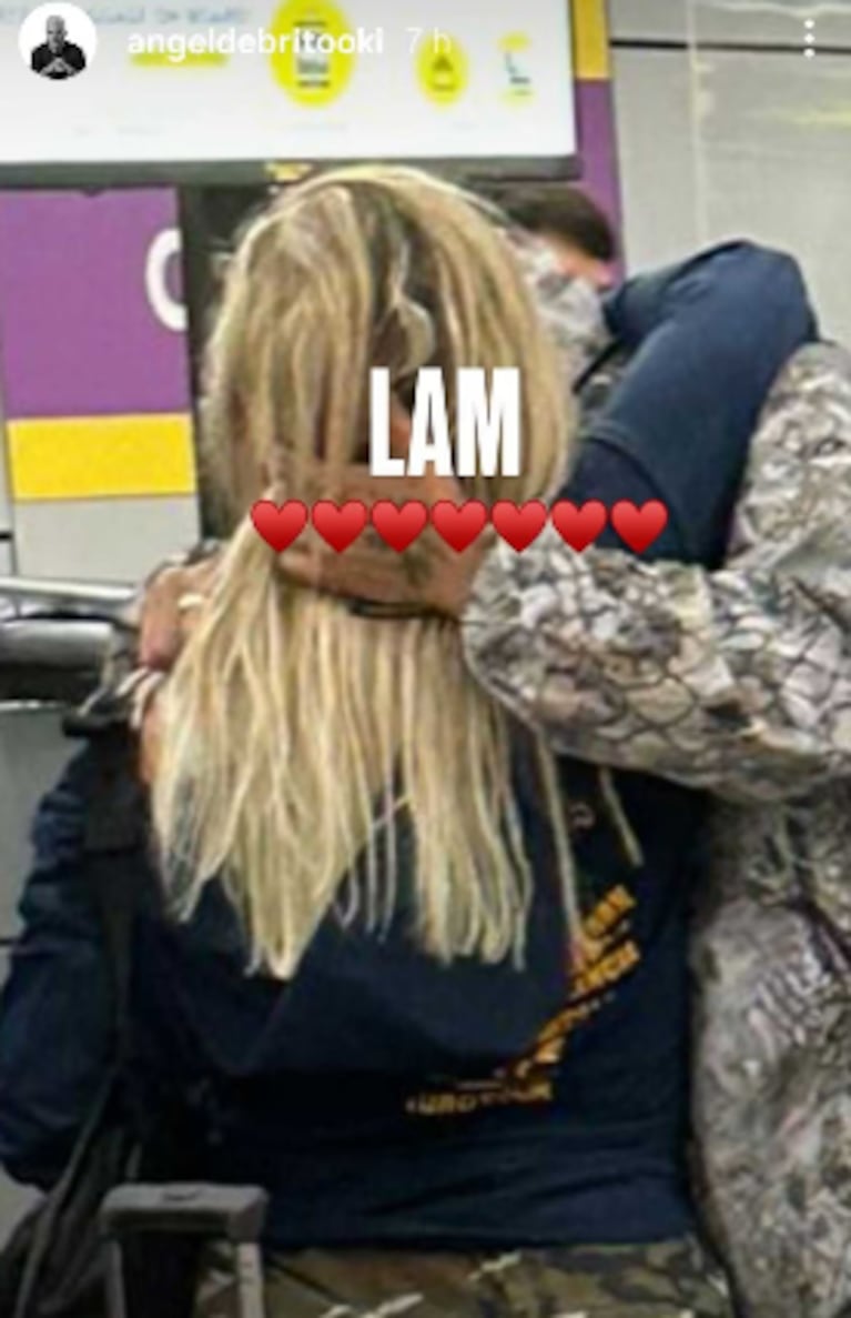 La foto que causó revuelo en las redes.