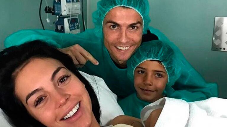 La foto que Cristiano publicó en sus redes sociales.