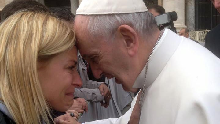 La foto recorrió el mundo como ícono de lo que genera Francisco.