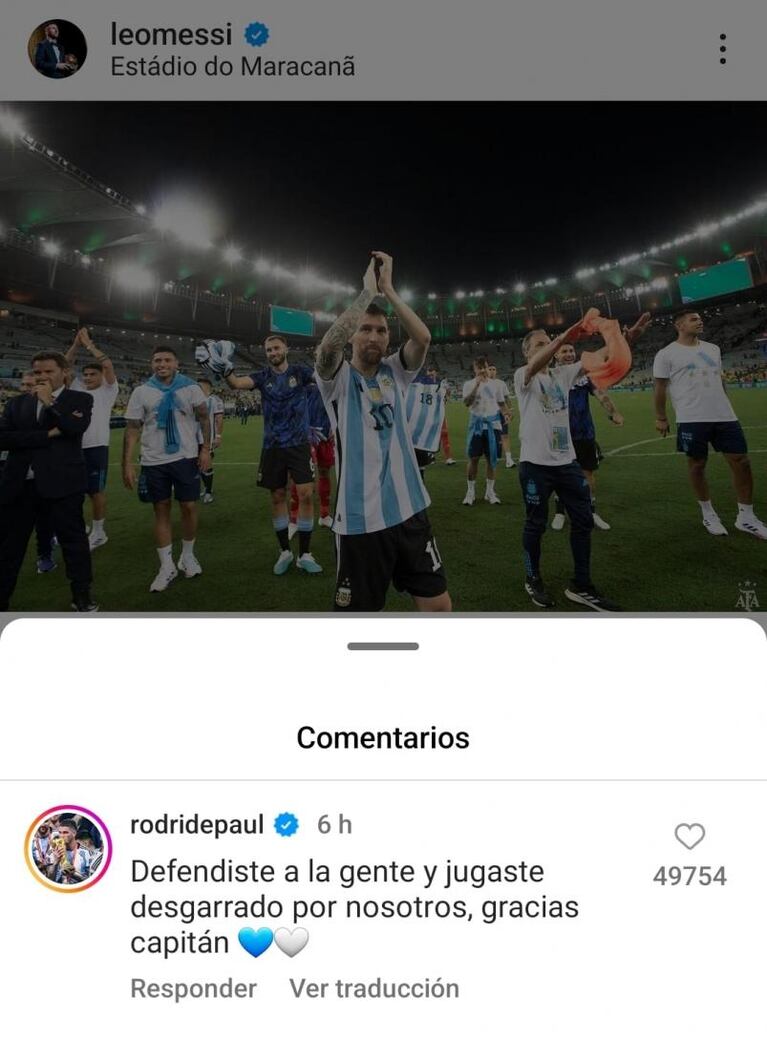 La frase que enfureció a Messi y la revelación de De Paul sobre su lesión