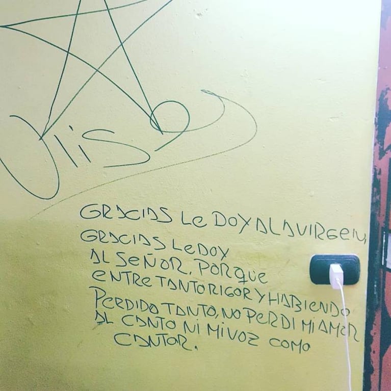 La frase que Ulises dejó en un camarín