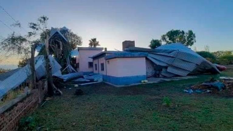 La fuerte tormenta causó daños en gran parte de la provincia de Córdoba