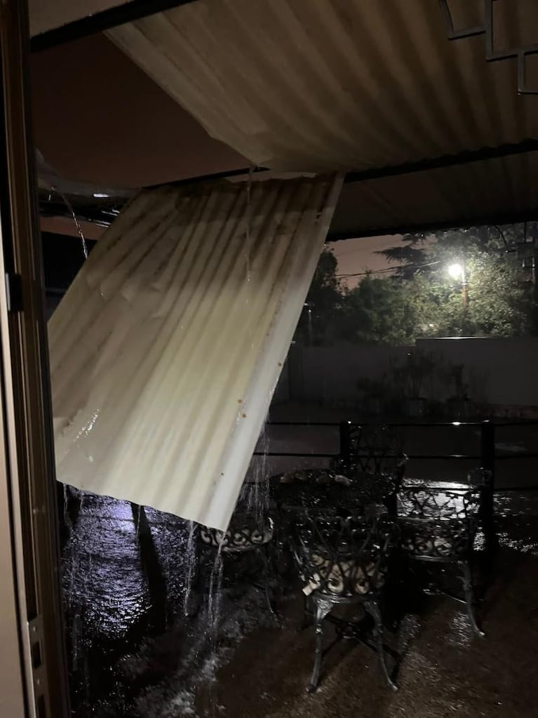 La fuerte tormenta causó daños en gran parte de la provincia de Córdoba