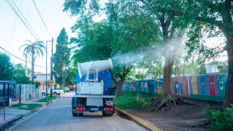 La fumigación avanza este miércoles en Córdoba.