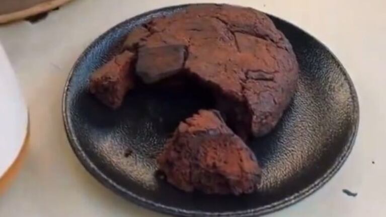 La galleta que pidió la joven en Palermo.