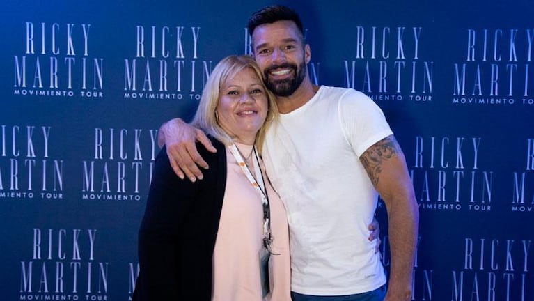 La ganadora del concurso de El Doce ya tiene la foto con Ricky Martin