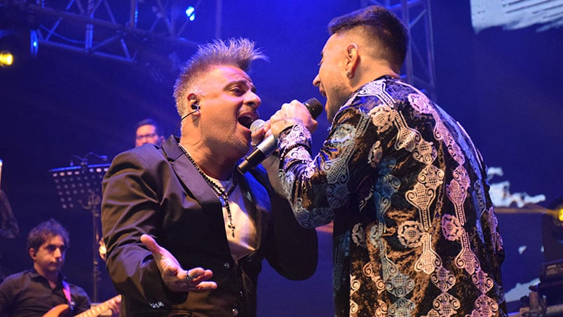 La gente disfrutó de un gran show en Plaza de la Música.