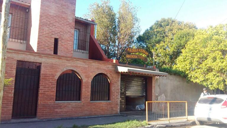 La guardería sufrió daños casi totales.