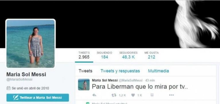 La hermana de Messi se cruzó con Martín Liberman