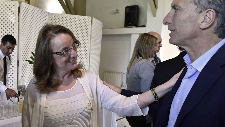 La hermana de Néstor fue recibida por Macri en 2015.