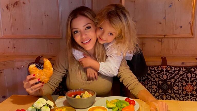 La hija de Evangelina Anderson tuvo un accidente doméstico.