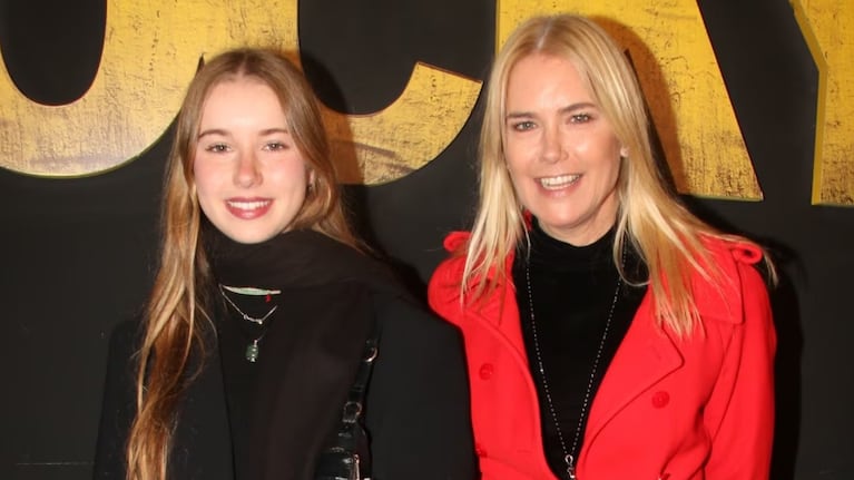 La hija de la ex modelo estaba con una amiga cuando los delincuentes intentaron ingresar.