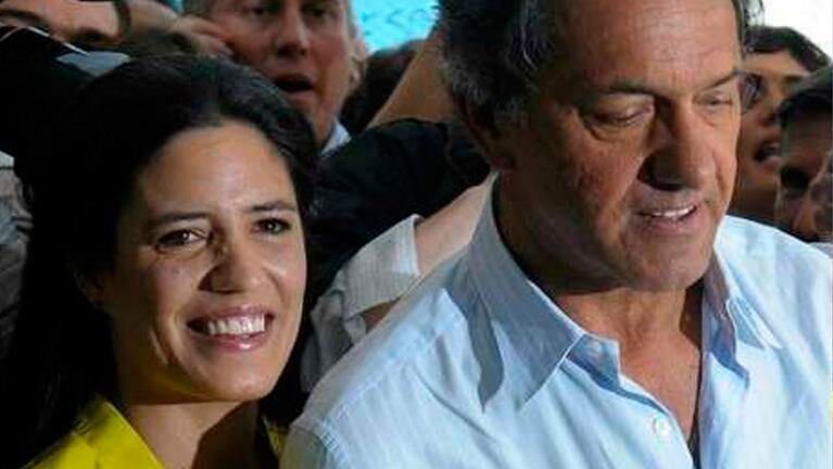 La hija de Scioli también habló.