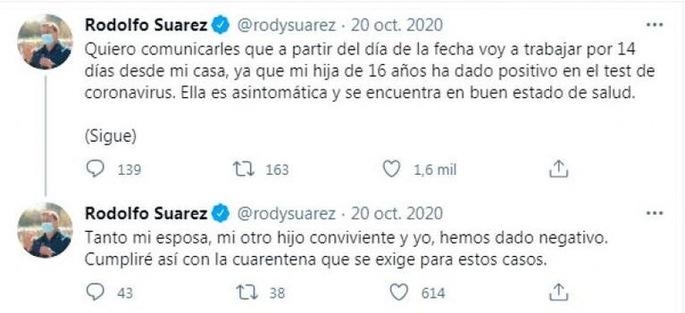 La hija de un gobernador invitó a sus seguidores a una fiesta clandestina