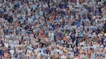 La hinchada argentina deliró tras el triunfo ante Polonia.