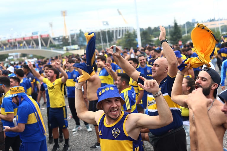 La hinchada de Boca vuelve al Kempes. REUTERS/Matias Baglietto