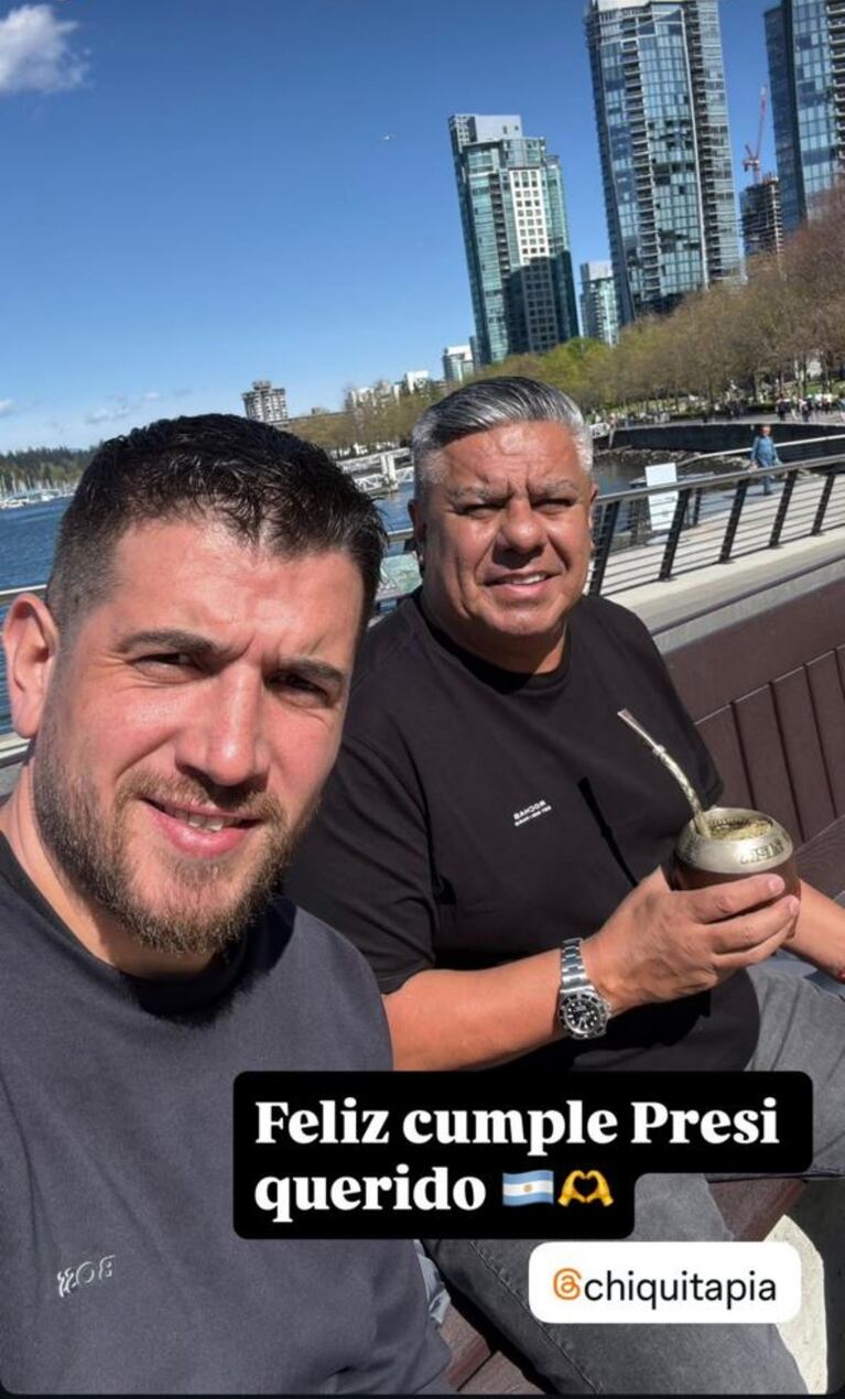 La historia de Cavagliatto para Tapia por su cumpleaños.