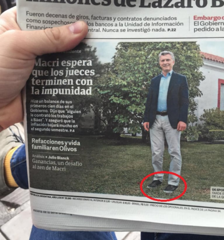 La historia de los zapatos que usa Mauricio Macri