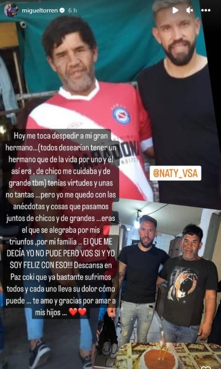 La historia de Miguel Torrén, el jugador de Argentinos al que le mataron cuatro hermanos