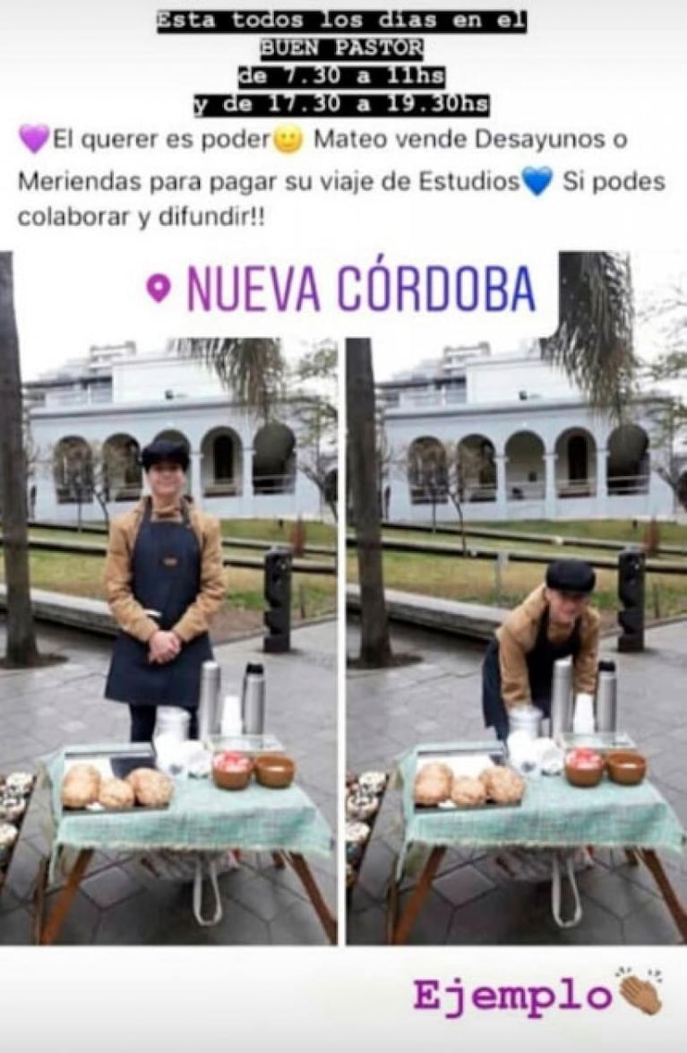 La historia del estudiante de las donas y las galletas de avena verde del Buen Pastor