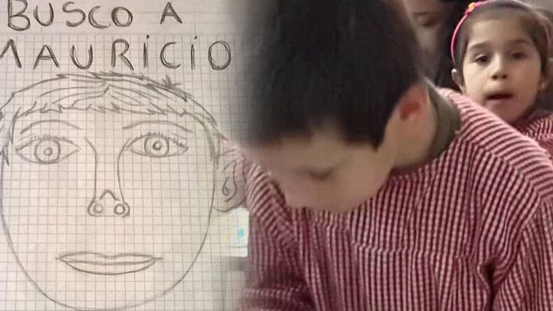 La historia del identikit con el que Luciano busca a su amigo.