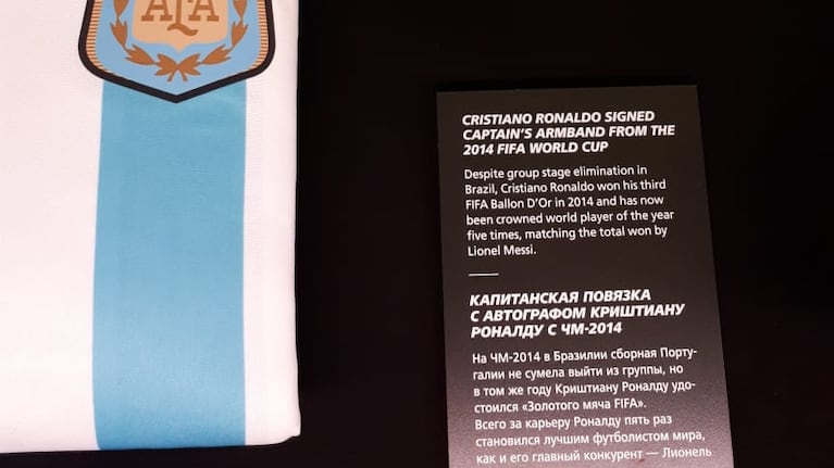 La historia viva del fútbol se exhibe en Rusia.