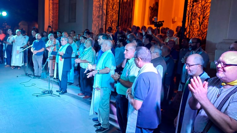 La Iglesia afirmó que el reclamo trasciende a la religión. Foto: Julieta Pelayo/El Doce.