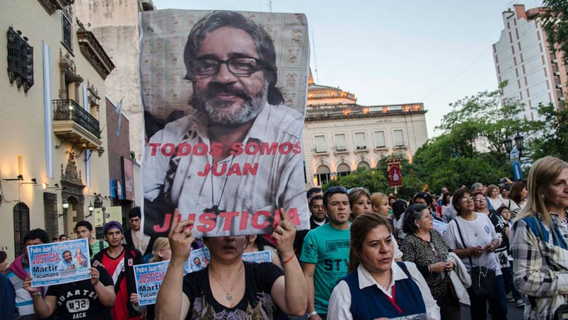 La Iglesia pidió a la justicia el esclarecimiento de la trágica muerte del sacerdote.