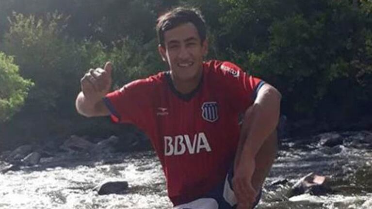 La imagen con la que la familia buscaba al joven.