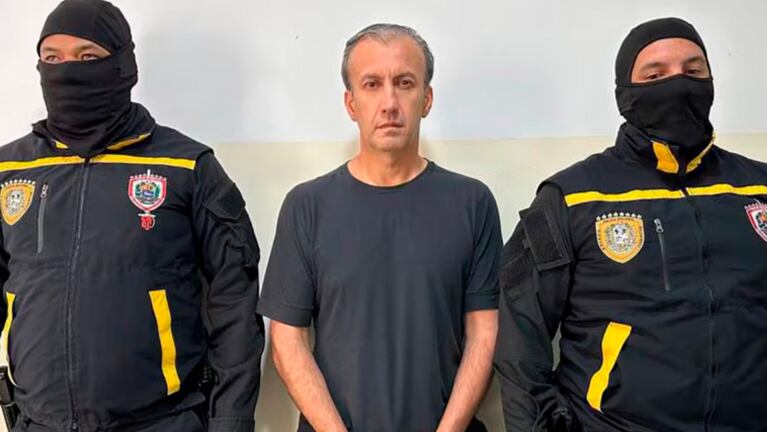 La imagen de la detención de Tareck el Aissami.