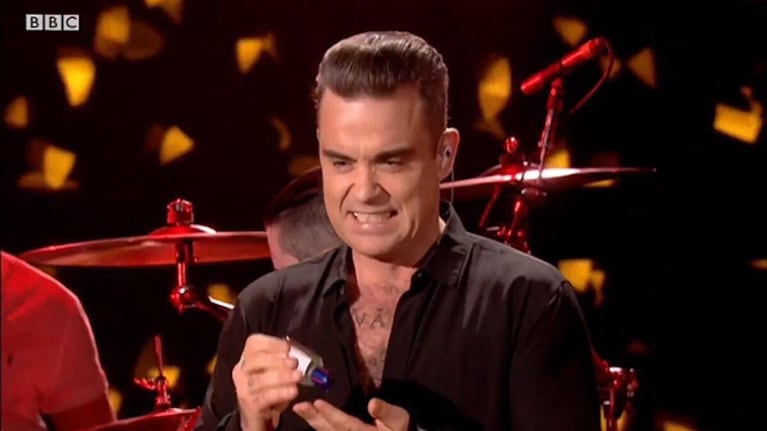 La imagen de Robbie Williams que indignó a sus fans