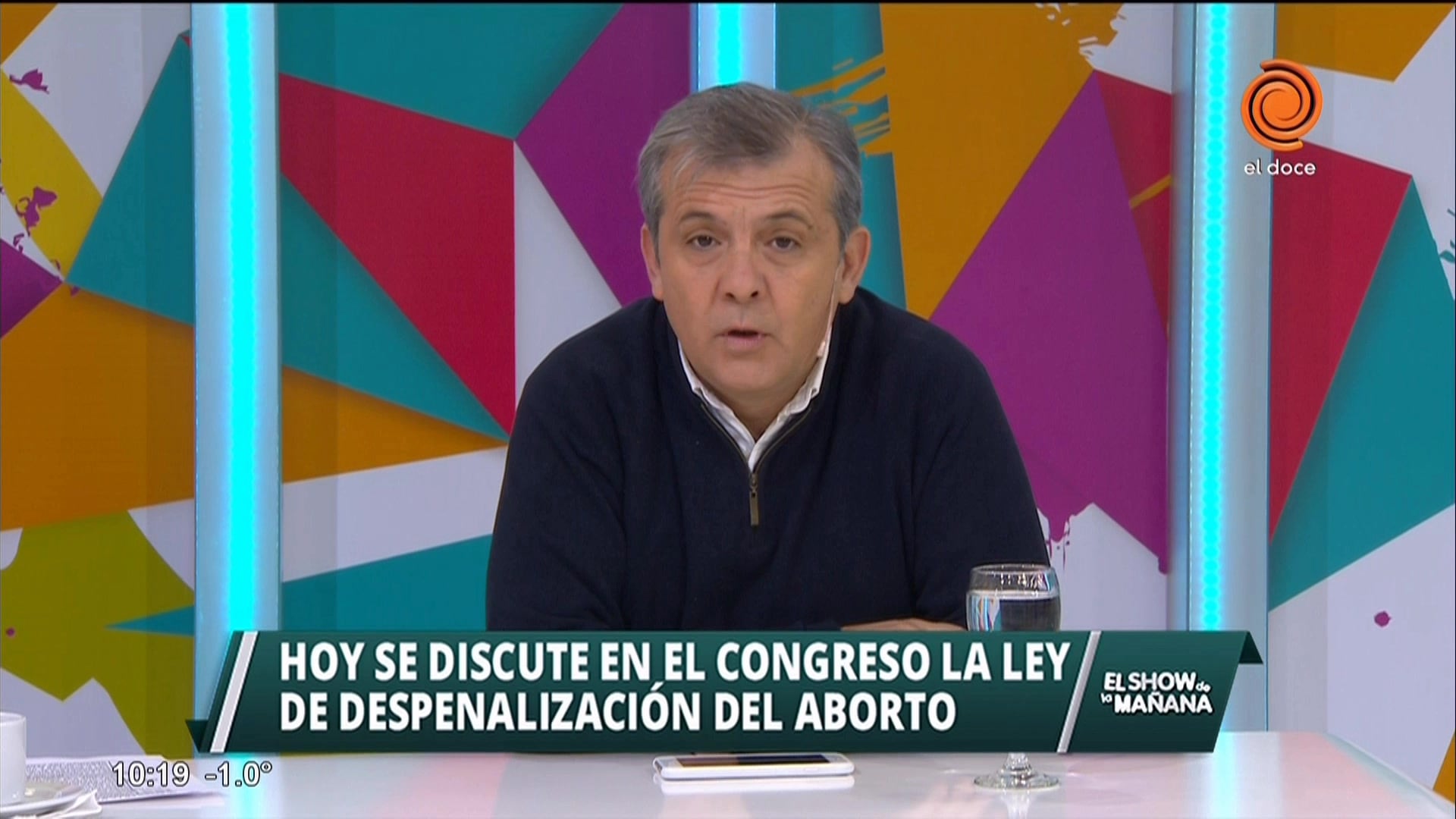 La imagen del Gobernador Juan Schiaretti