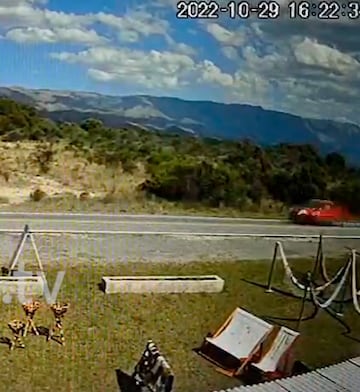 La imagen del Sandero de Bengoa minutos antes del choque contra el auto de González.