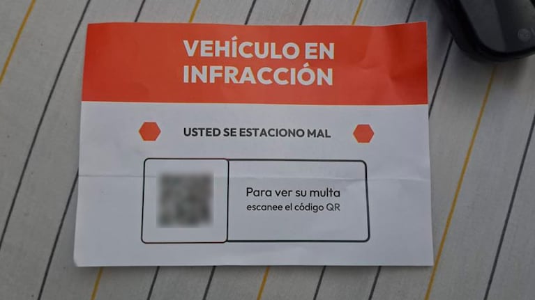 La imagen se viralizó por WhatsApp.