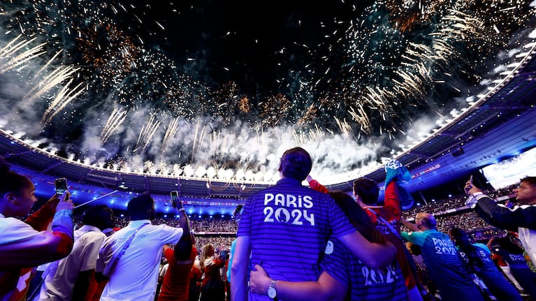 La impactante ceremonia de clausura de los Juegos Olímpicos de París. REUTERS/Gonzalo Fuentes