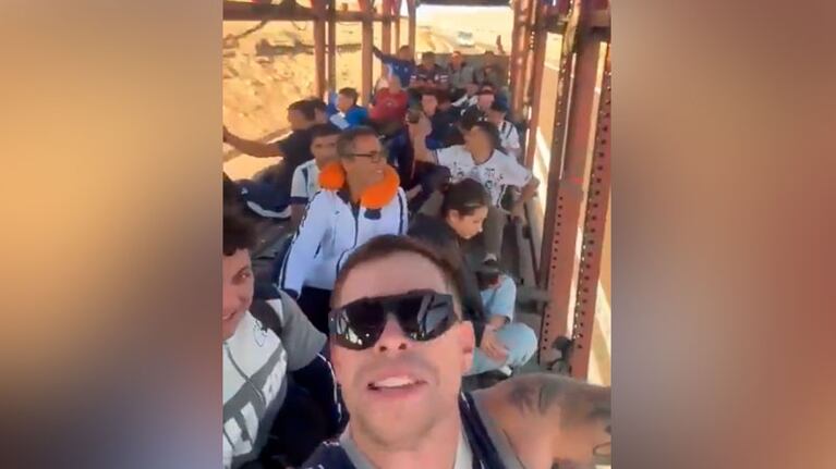 La imprudencia de los hinchas de Talleres en el viaje a Chile.