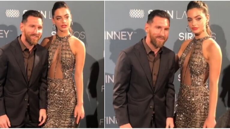 La incómoda foto de Messi con una modelo