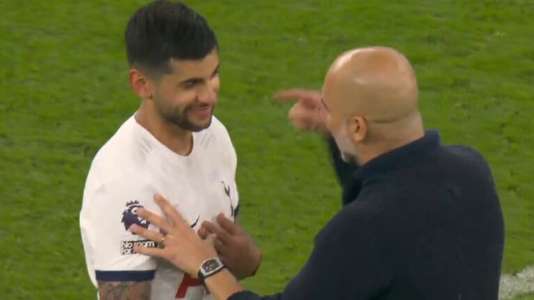 La inesperada reacción de Pep Guardiola con Cuti Romero, el argentino campeón del mundo.
