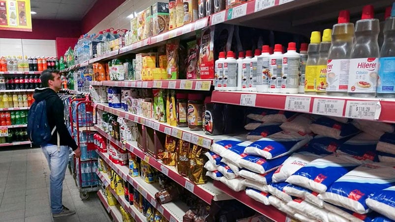 La inflación golpeó duro en los alimentos.