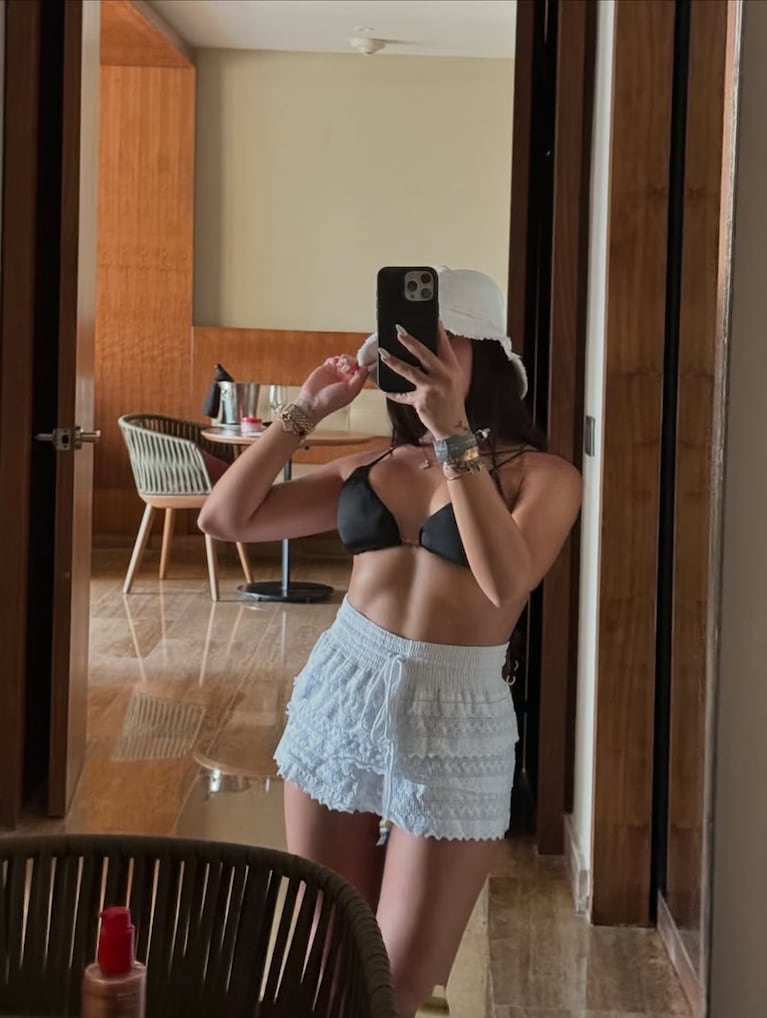 La influencer lista para ir a disfrutar de la playa. Imagen: Instagram de Valu Cervantes.