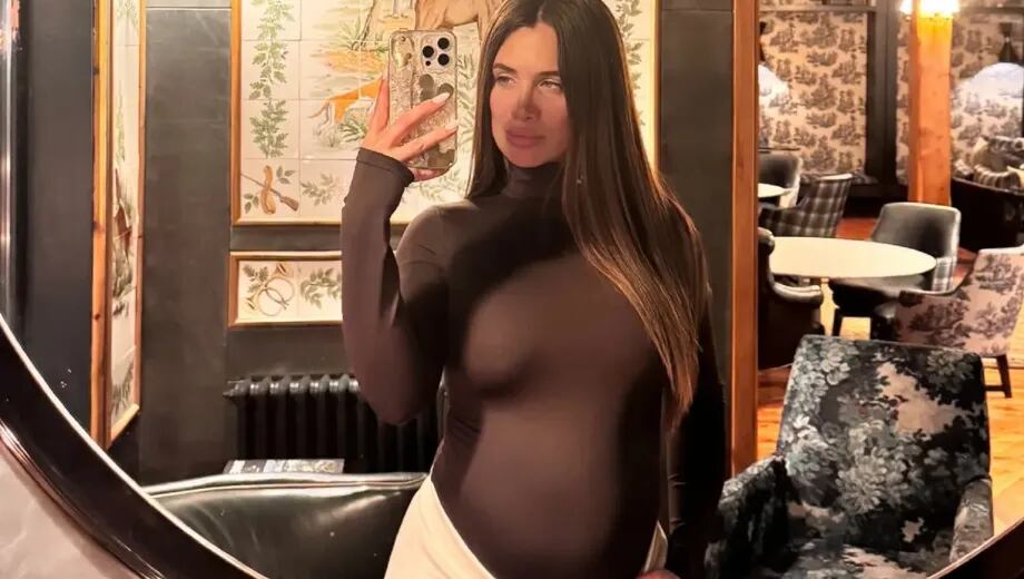 La influencer transita su tercer embarazo con el futbolista José Sosa.