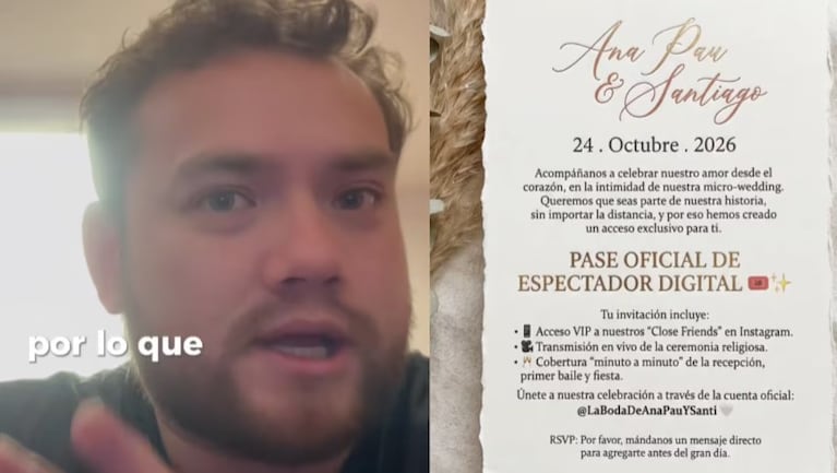 La insólita invitación que recibió un joven.