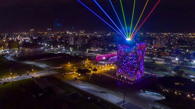 La intervención puede verse desde unos 60 kilómetros de distancia. Foto: Córdoba Turismo.