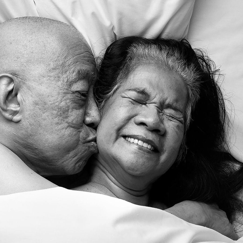 La intimidad de las parejas en la vejez. Foto: Rankin/Relate.