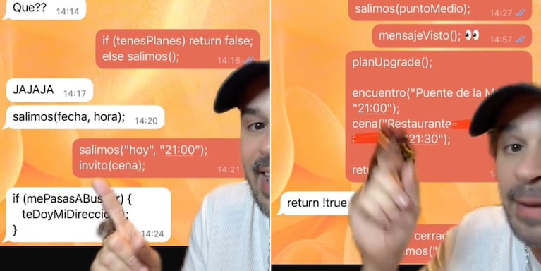 La invitó a una cita hablando en códigos de programación y un detalle lo dejó plantado: el chat viral